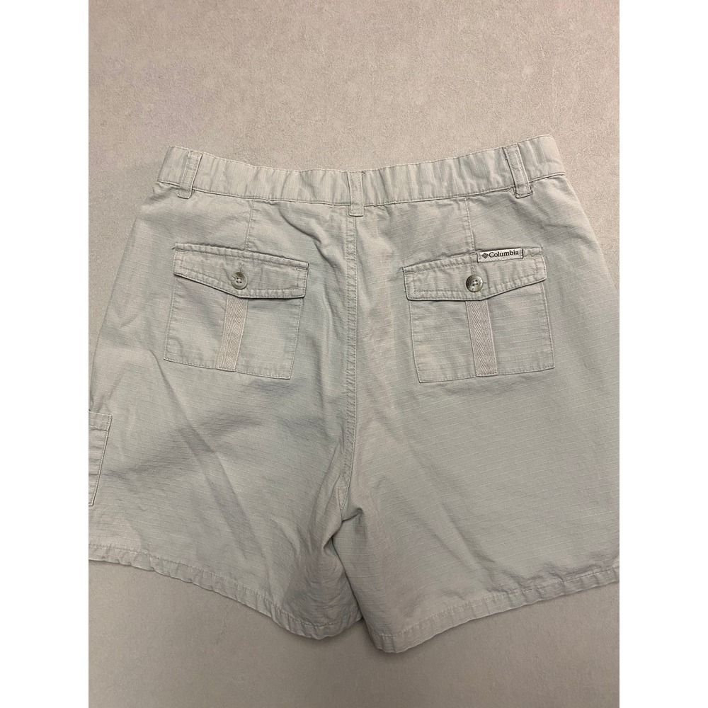 Columbia Womens Tan Ripstop Cargo Hiking Shorts Khaki AL4355 Size 10 - Picture 4 of 5